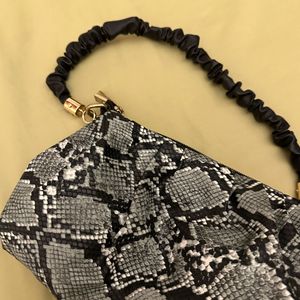 Snake Printed Handbag