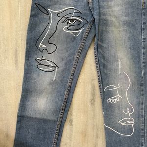 Customized Ripped Jeans