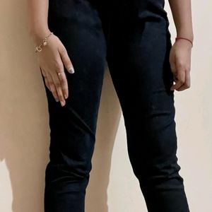 Black High Waist Jeans Stretchable