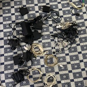 10 Phone Charger And Headphone Lead