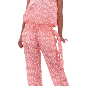 Floral Print Women Jumpsuit