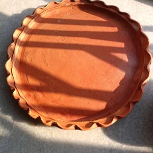 Clay Plate And Bowl Set