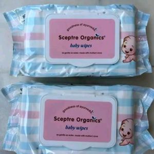 SPECTRE ORGANICS Soft Skincare Baby Wipes.