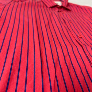 Striped Red And Blue Shirt For Men