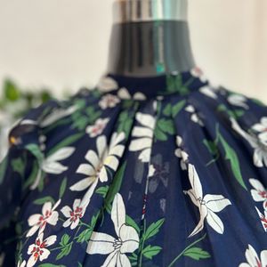 Cold Shoulder Floral Top