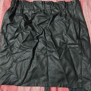 Leather Mini Skirt