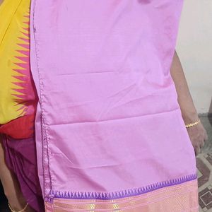 Pure Silk Lavendar Saari