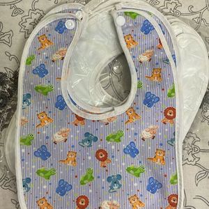 Baby Bibs Satin Cloth Set Of 6