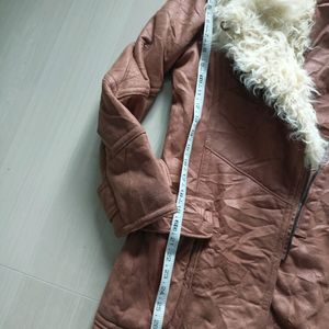 Women Suede Fur Jacket