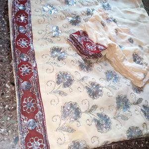 Beautiful Silk Tikli Saree