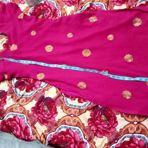 Kurta Rose Red Festive