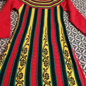 🔥🔥Girls Woollen One Pc/ Warm Kurti🔥🔥