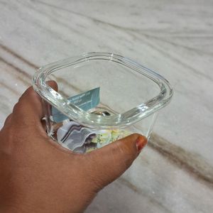 2pc Glass Container