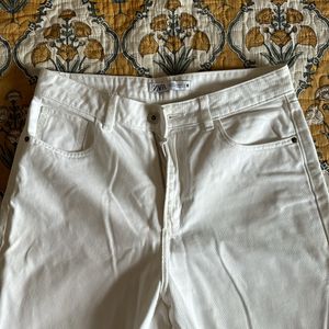 White Mom Jeans from ZARA