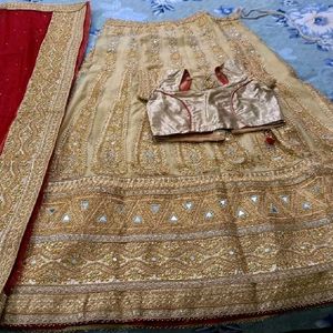 Heavy Designer Half Saree For Wedding