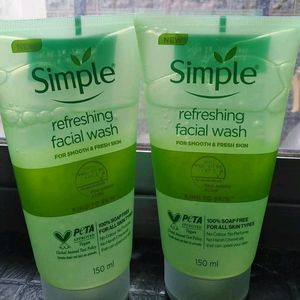 Simple Refreshing Facial Face Wash