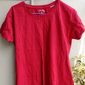 Red T Shirt For Women Xxl Size🧨Brand New