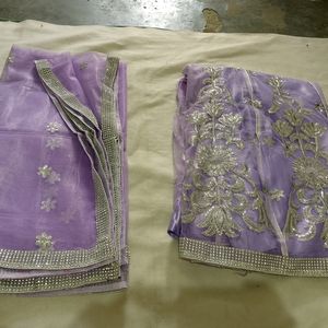 Unstitched Lehenga Choli Fabric And Dupatta