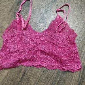 Pink Hot Net Bra