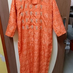 Kurta With Bead Work