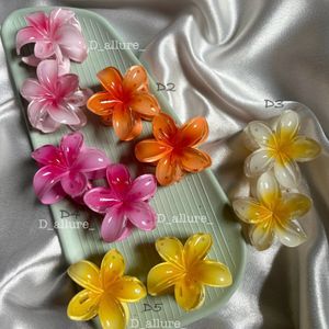 Pinteresty Flowers Claw Clips