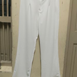 Totally New White Trouser Soft N Comfortable