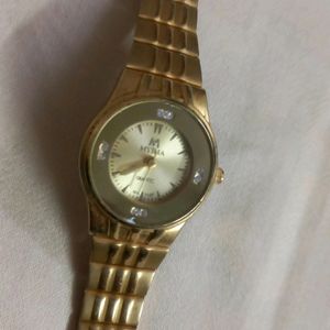 Golden Women's Watch