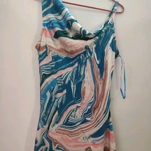 Assymetrical Maxi Dress With Slit From Quizz