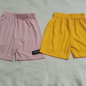 Soft Cotton Shorts For Kids