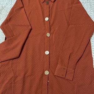 Oversized Statement Button Shirt