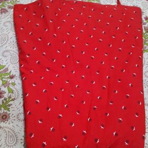 5to 6 Year Long Red Frock Dress