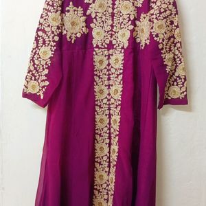 Women Anarkali Dress With Dupatta