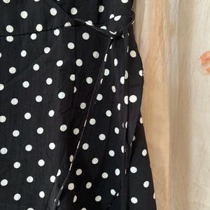 Black Polka Dot Womens Dresses