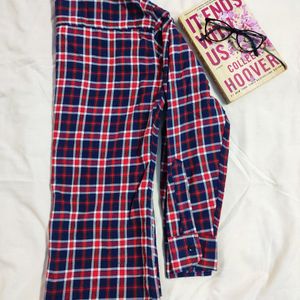 Men's Red checked Shirt