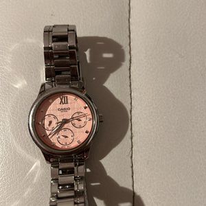 Casio Watch For Woman (sliver)