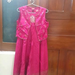 Anarkali Ethnic Kurti With Coat For Sale