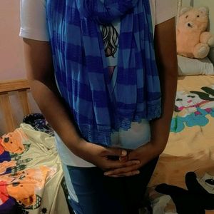 Blue Dupatta