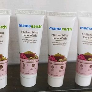 Mamaearth Multani Mitti Face Wash Pack Of 4