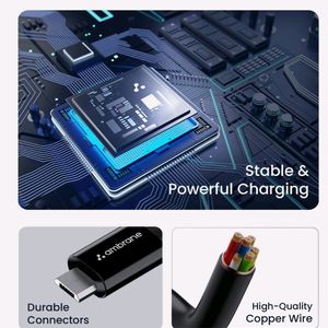 Ambrane 1 Metre Fast Charging Usb Cable