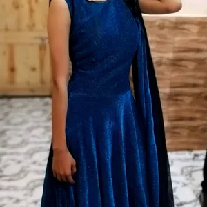 Blue havy Gown