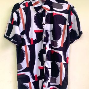 Abstract pattern Shirt Short Sleeve