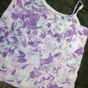 Lavender Sleeveless Top💟 Beautiful Design