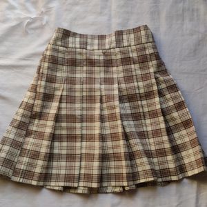 plaid skirt