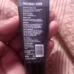 Charcoal, deep cleaning 2in1,face mask +scrub