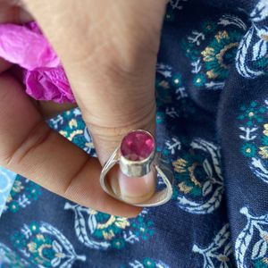 Natural Ruby Ring In Panch Dhatu