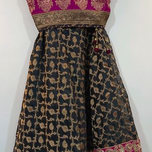 Designer Banarasi Silk Lehenga Choli Set