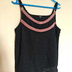 Sleeveless Black Top