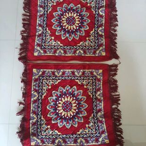 2 Pieces Velvet Carpet/Prayer Mat