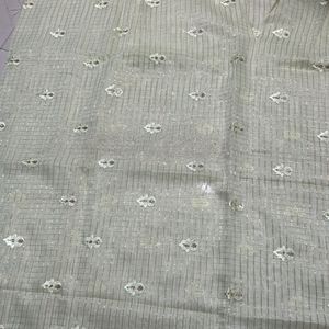 1.45 Meter Fabric - Nice Color N Embroidery