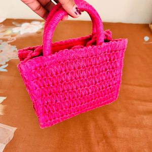 H&M Straw Shoulder Bag